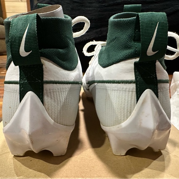 Nike Vapor Edge Pro 360 2 TB Football Cleats White / Green FJ1581-130 Size 7.5 - Picture 7 of 10